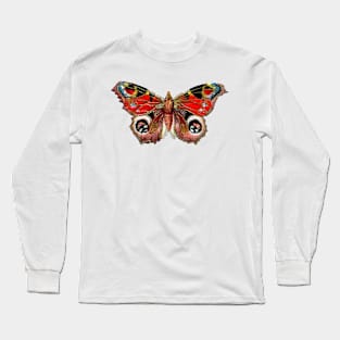 Multicolored Butterfly Long Sleeve T-Shirt